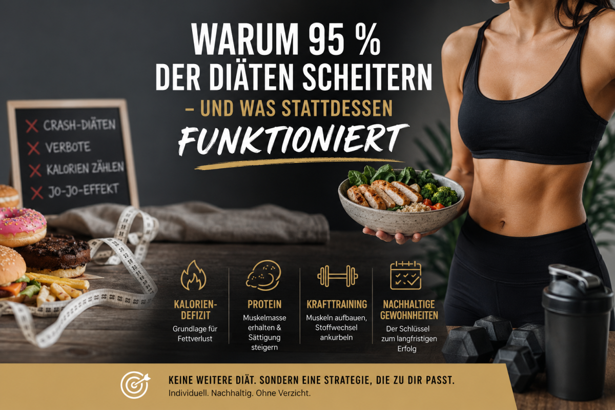 Warum 95% der Diäten scheitern - und was stattdessen funktioniert